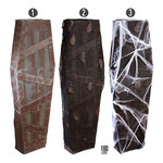 lijkkist met gaas en spinnenweb, 160cm