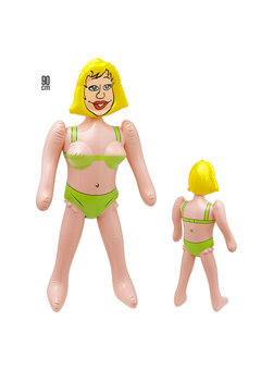 opblaasbare vrouw