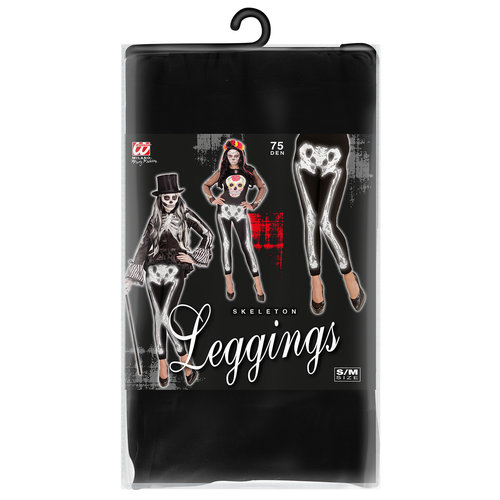 leggings skelet s/m