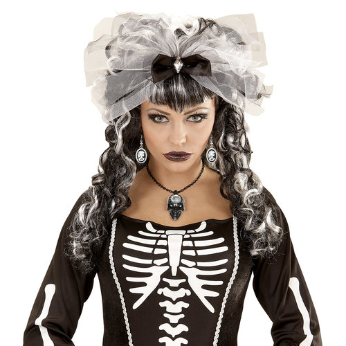 oorbellen camee schedel