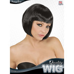 pruik, boblijn zwart