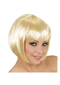 pruik, boblijn blond