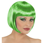 pruik, boblijn groen