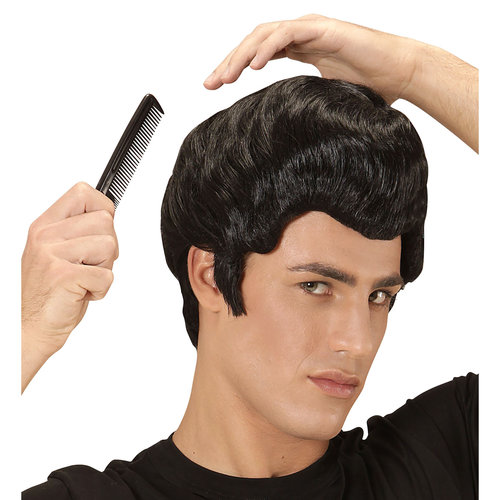 pruik, rockabilly