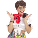 pruik, 50's met sjaaltje