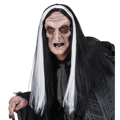 masker heks met haar