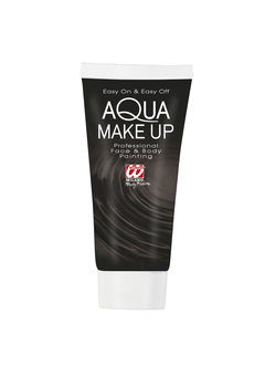 aqua make-up tube 30ml, zwart