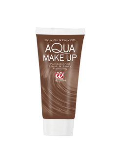 aqua make-up tube 30ml, bruin