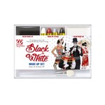 make-up set, zwart/wit