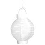 lampion met licht 15cm, wit