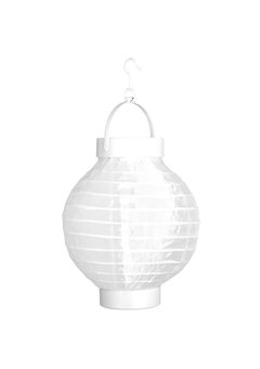 lampion met licht 15cm, wit