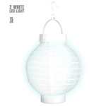 lampion met licht 15cm, wit
