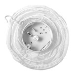 lampion met licht 15cm, wit