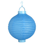 lampion met licht 30cm, blauw
