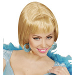 azuur glitter oorbellen