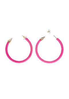 oorbellen neon rose