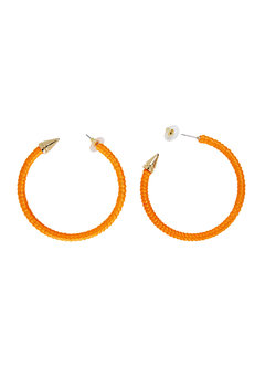 oorbellen neon oranje