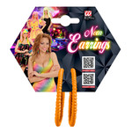 oorbellen neon oranje