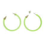 oorbellen neon groen