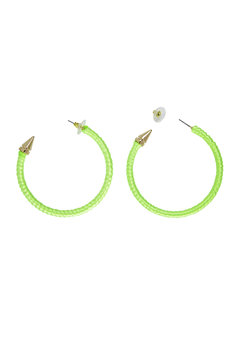 oorbellen neon groen