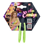 oorbellen neon groen