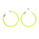 oorbellen neon geel