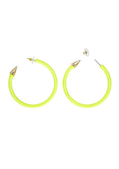 oorbellen neon geel