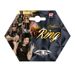 ring zilver met 3 nagels