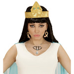 oorbellen slang van goud met rode steen ogen