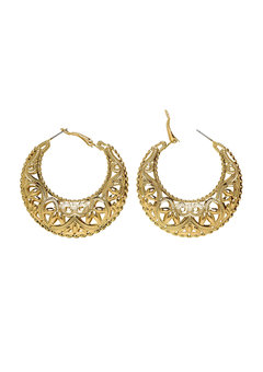 oorbellen goud zigeunerin/romeinse