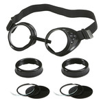 bril vliegenier met meerdere lenzen