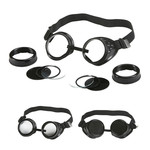 bril vliegenier met meerdere lenzen