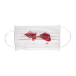 mondmasker met bloed
