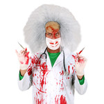 mondmasker met bloed