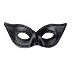 oogmasker zwart kat/s&m