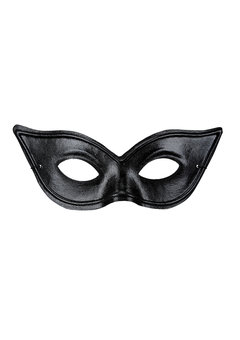 oogmasker zwart kat/s&m