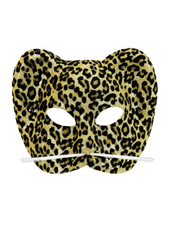glittermasker luipaard