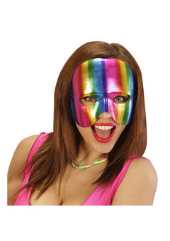 oogmasker regenboog kinloos metalic
