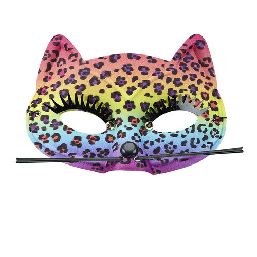 oogmasker luipaard regenboog