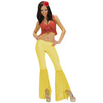 haarclip rode roos met glitter