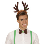 rendier hoorntjes met strikjes, pailletten