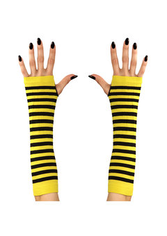 vingerloze handschoen bij