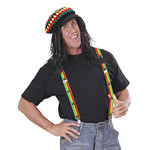 bretels jamaica met marihuana blad