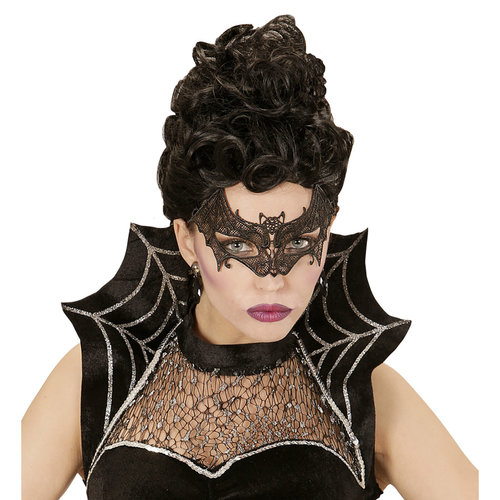 oogmasker, vleermuis met kant