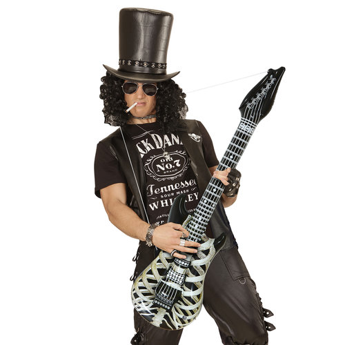 opblaasbare gitaar, skelet