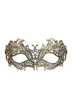 oogmasker kant, antiek goud