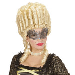 oogmasker kant, antiek zilver