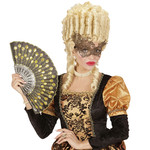 oogmasker kant, antiek goud barok