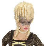 oogmasker kant, antiek zilver barok