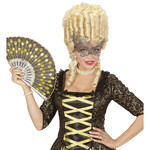 oogmasker kant, antiek zilver barok